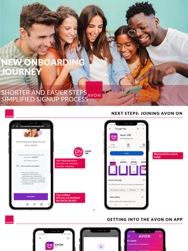 Avon Representative Onboarding Guide | PDF | Software