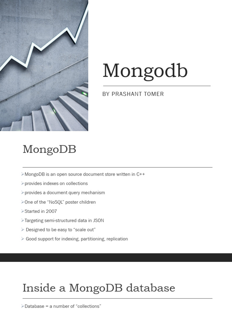 MongoDB Installation and Commands Guide | PDF | Json | Mongo Db