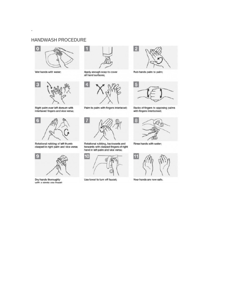 Handwashing | PDF