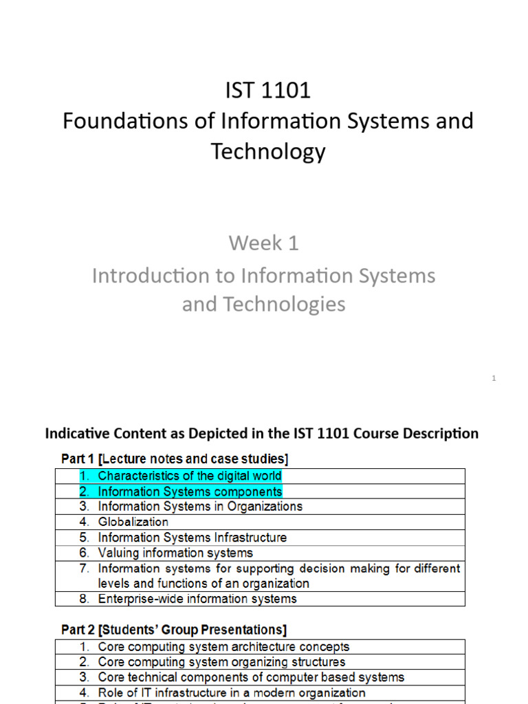 Introduction to Information Systems Concepts | PDF | System | Information