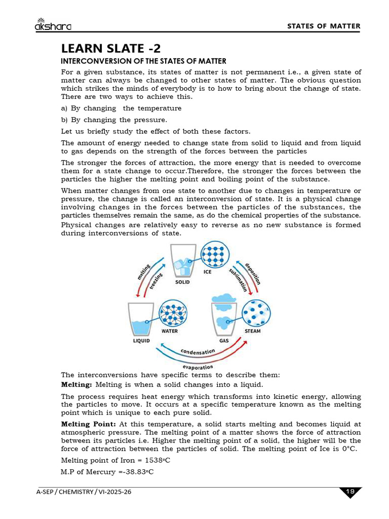 Chemistry-The States of Matter | PDF | Fahrenheit | Gases