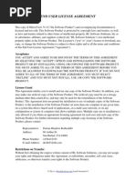 Download End User License Agreement by RocketLawyer SN92322125 doc pdf