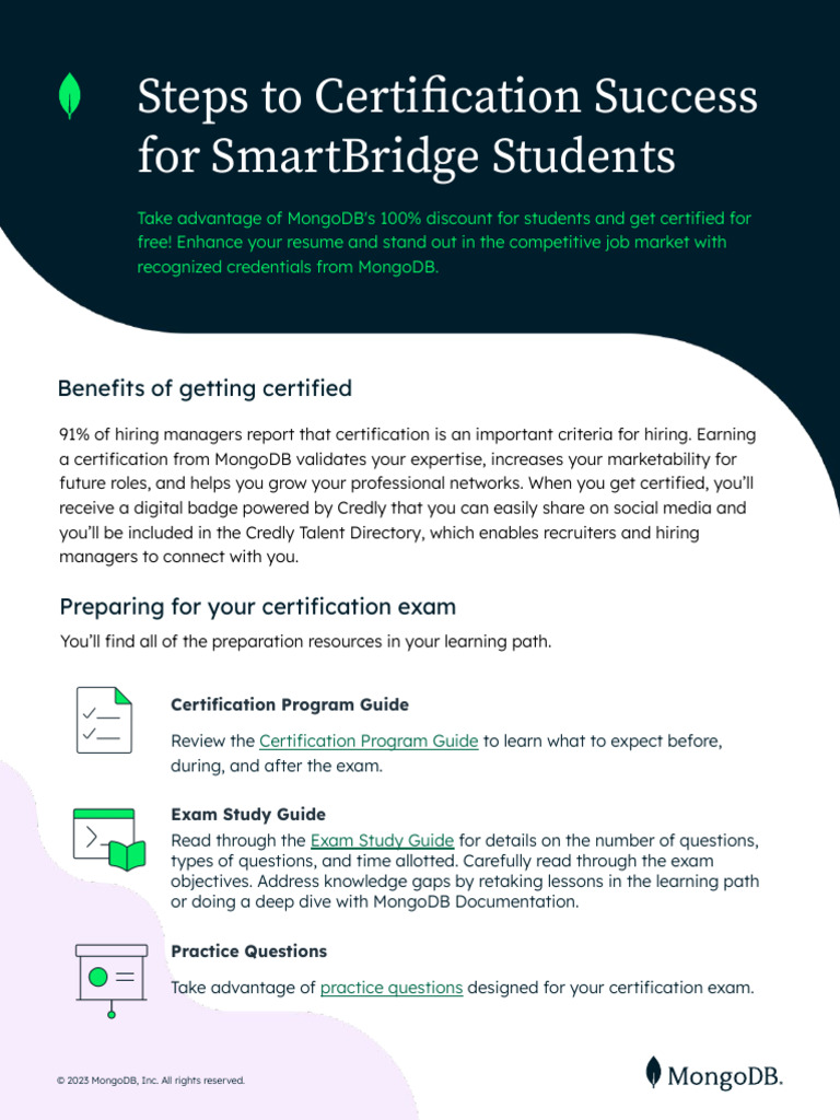 MongoDB Certification Prep for Students | PDF | Certification