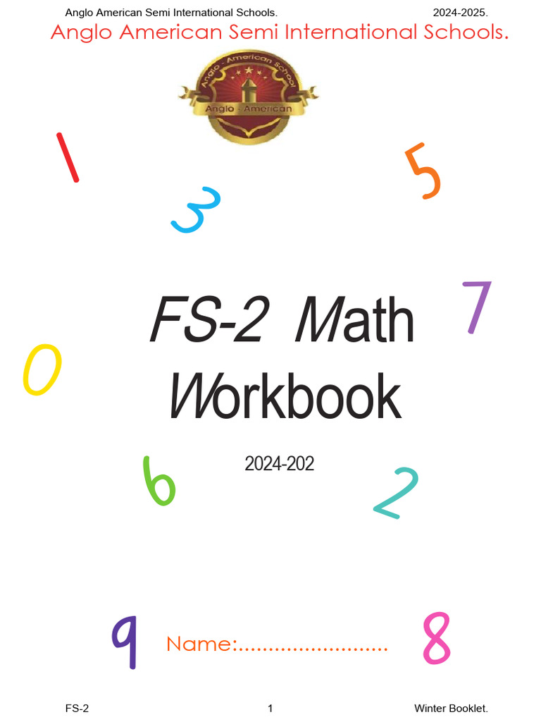 FS-2 Winter Math Workbook 2024-2025 | PDF | Classical Geometry | Geometry