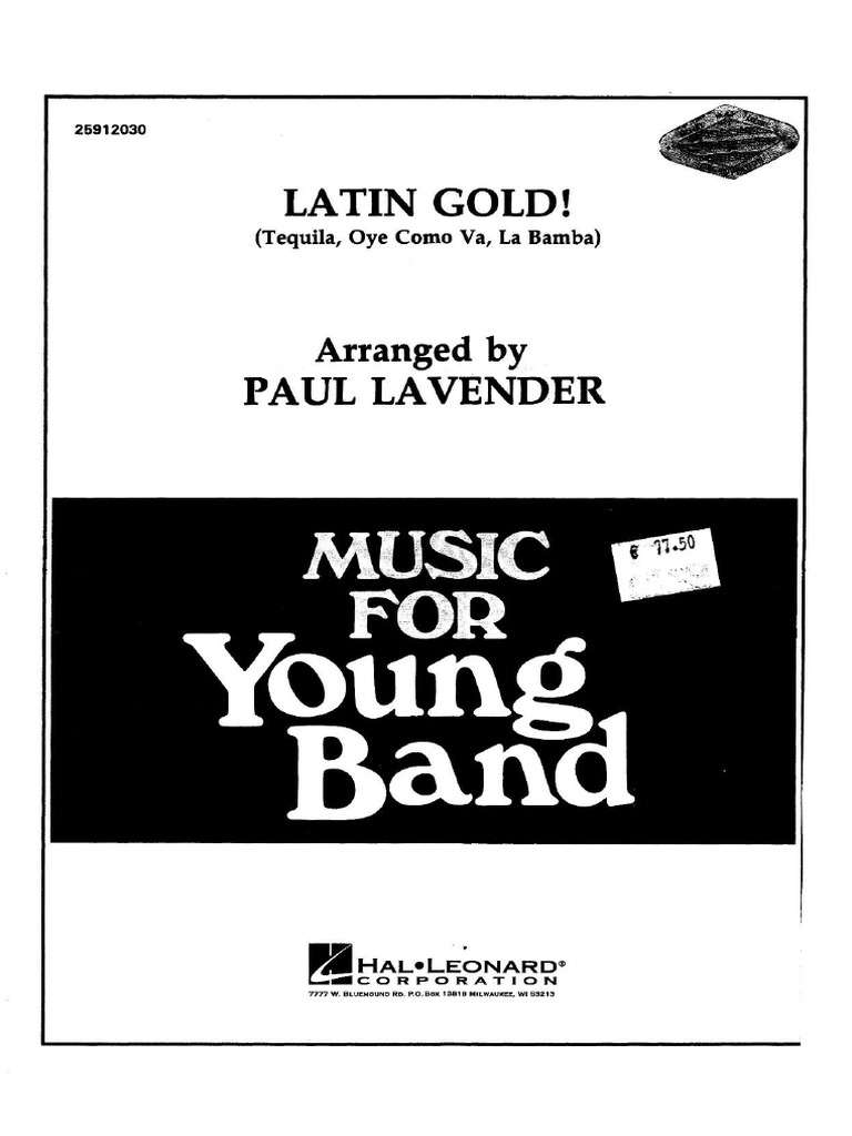 Latin Gold - Arr. Paul Lavender-Score | PDF