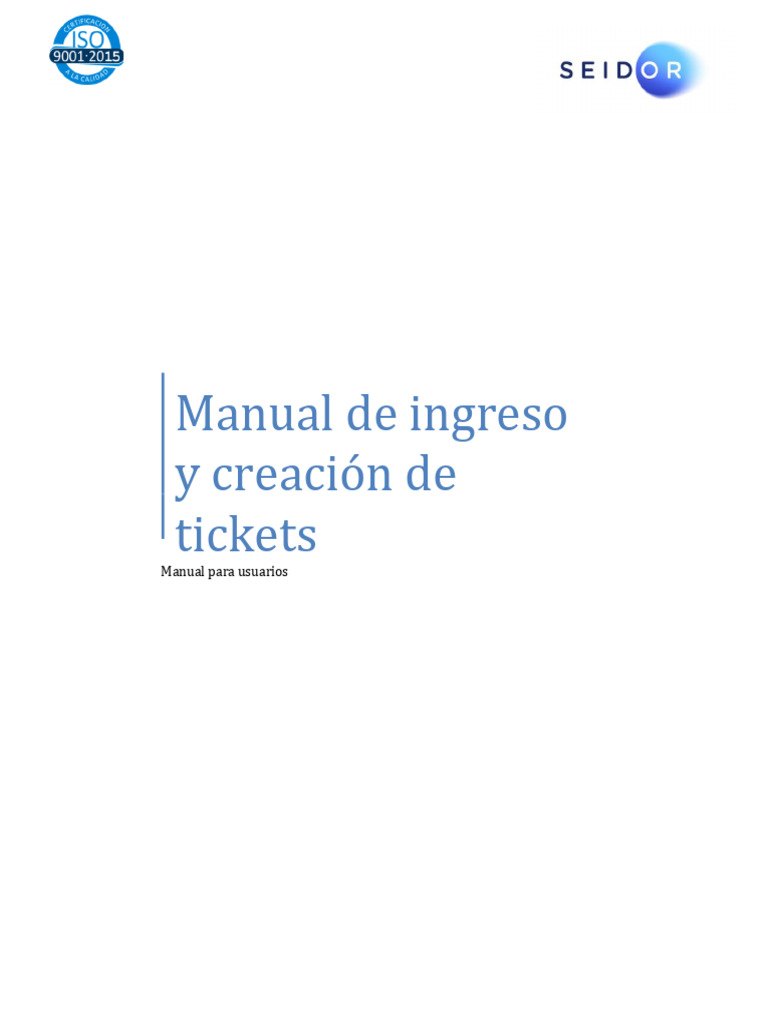Manual Ingreso y Creación de Ticket - Pandora by SalesForce | PDF ...