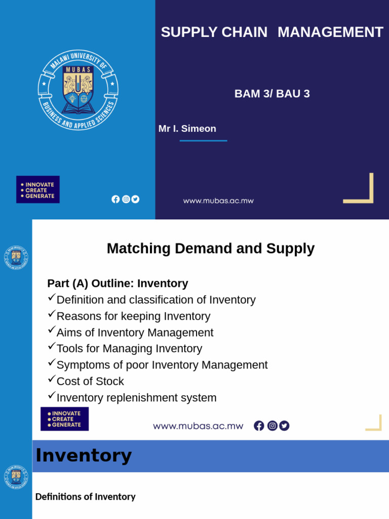 Inventory Management Techniques Explained | PDF | Lean Manufacturing ...