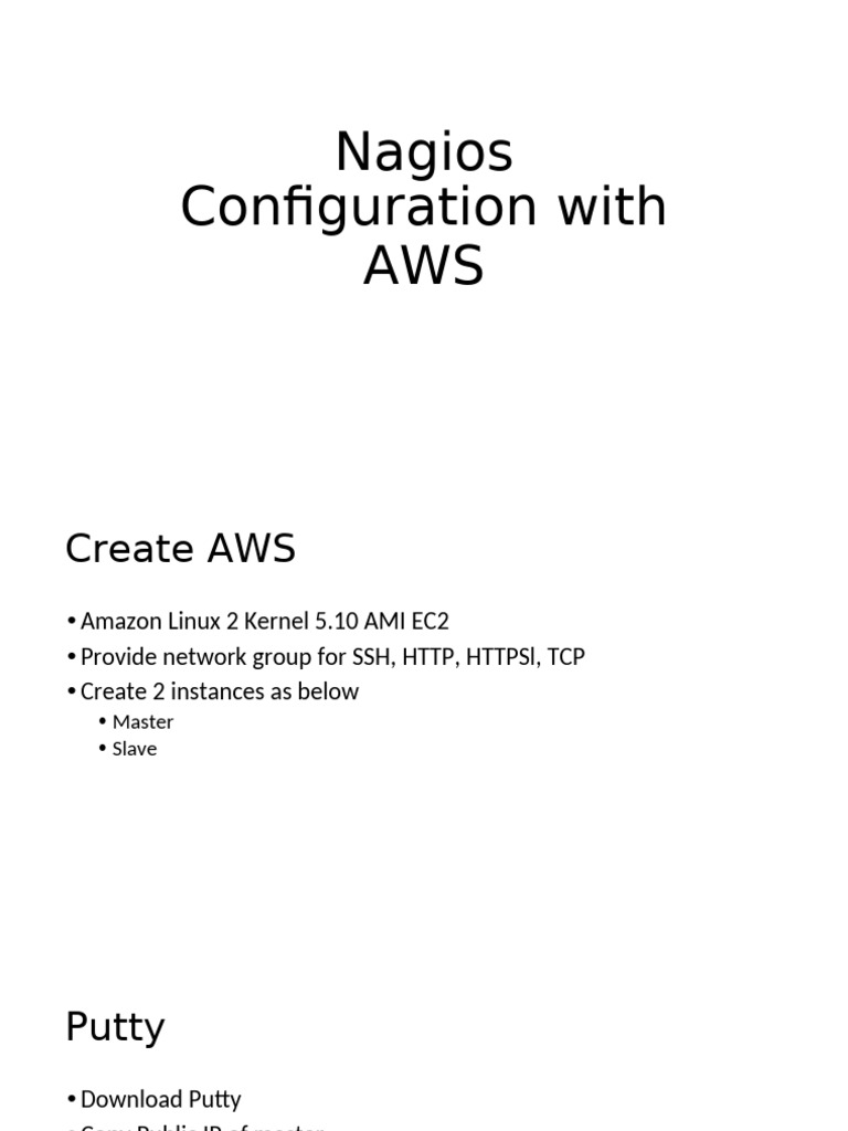 Nagios Setup Guide on AWS EC2 | PDF | Sudo | Apache Http Server