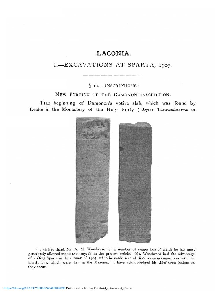 New Insights on Spartan Inscriptions | PDF