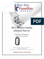 Blue Star Families 2012 Military Family Lifestyle Survey Executive Summary EMBARGOED