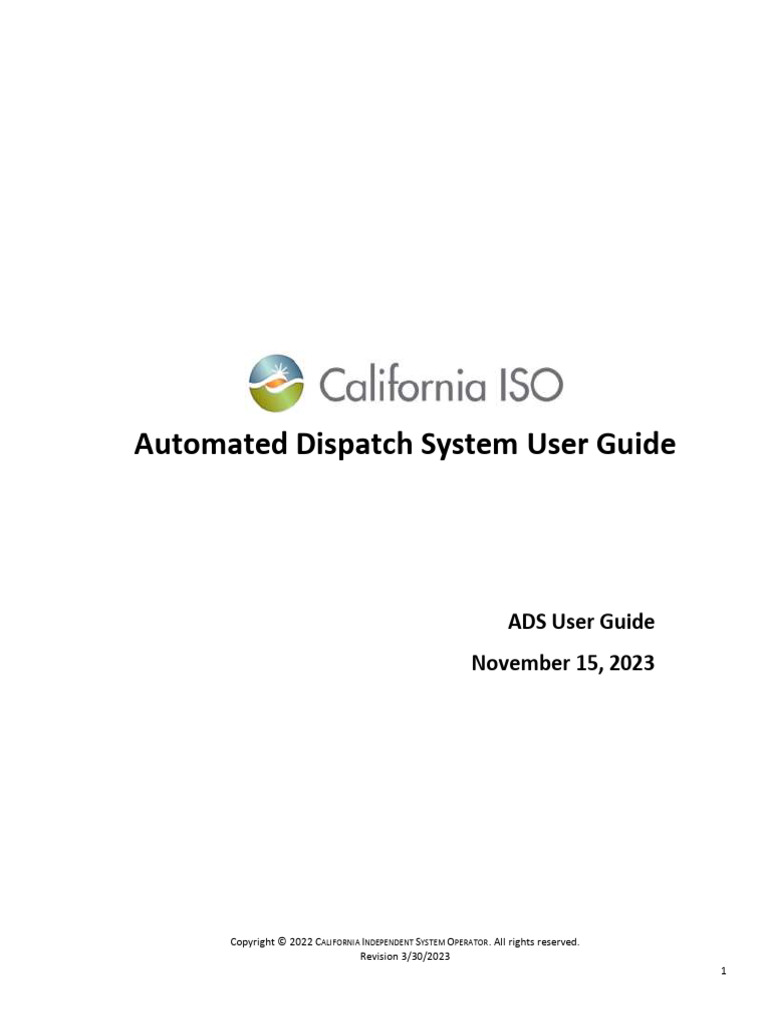 Automated Dispatch System User Guide | PDF | Button (Computing) | Computing