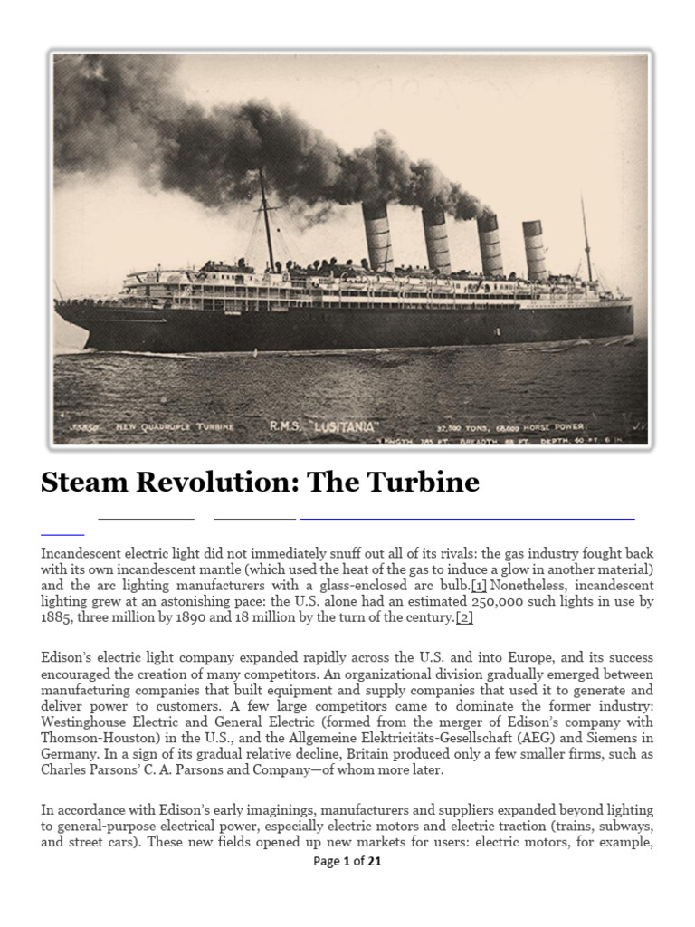Steam Turbines: Powering the Future | PDF | Turbine | Steam Engine