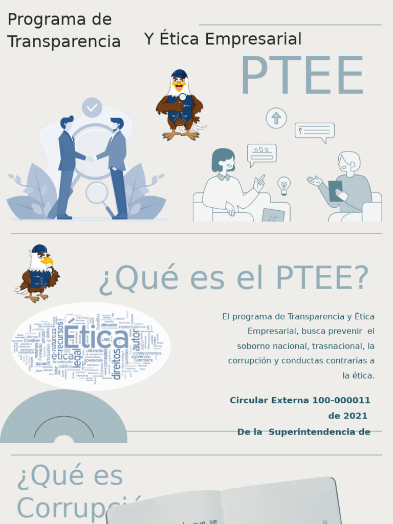 Primera Capacitación PTEE | PDF | Soborno | Corrupción política