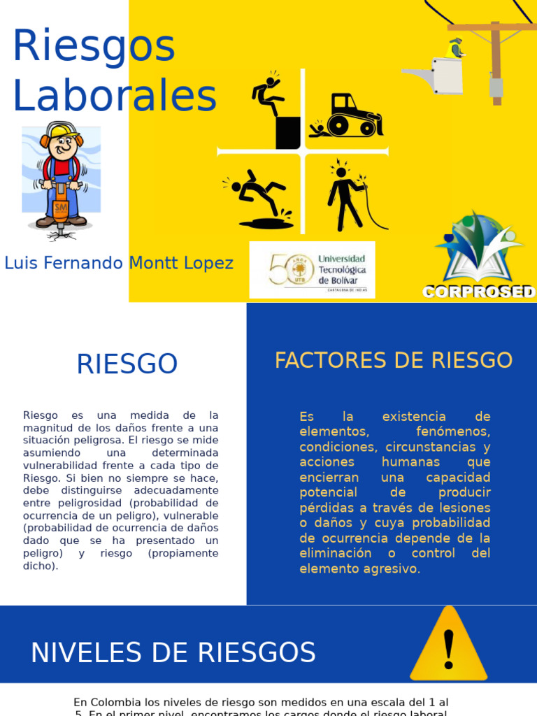 Clasificación y Tipos de Riesgos Laborales | PDF | Riesgo | ruido
