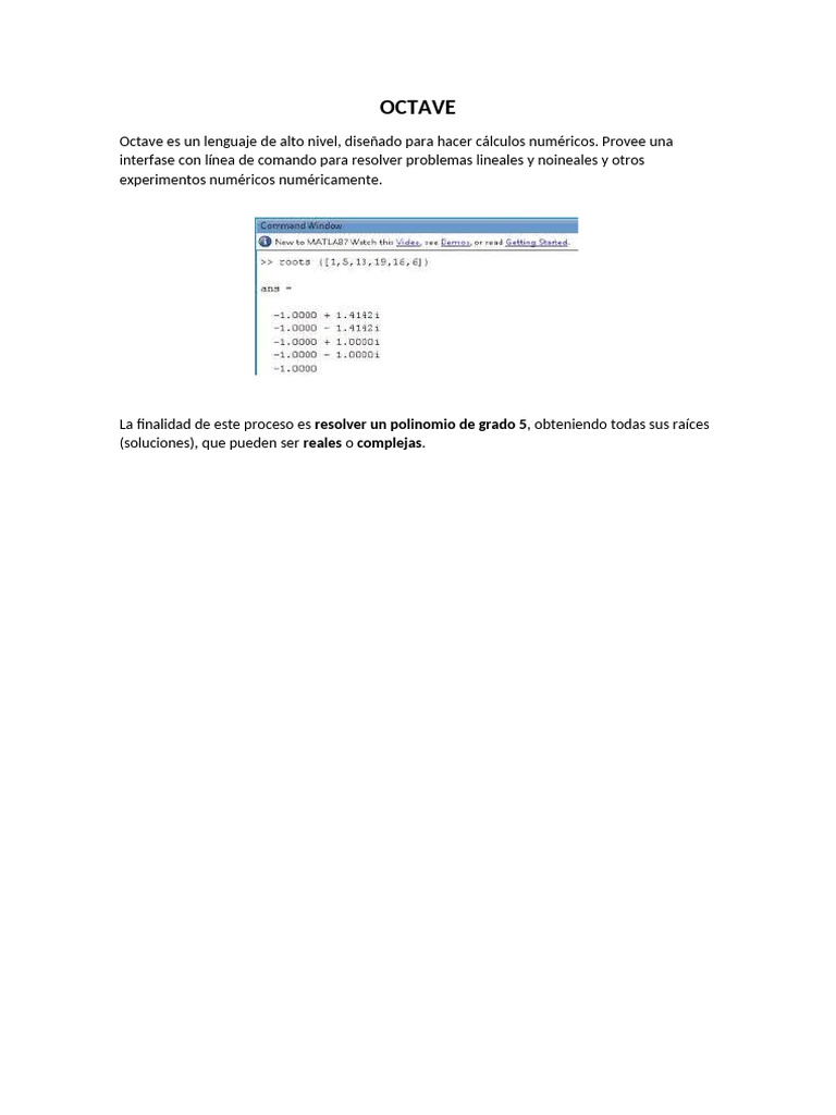 Octave | PDF