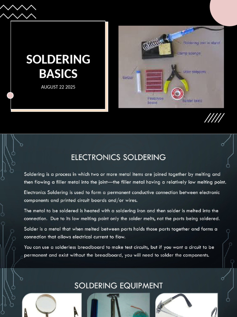 Soldering Basics | PDF