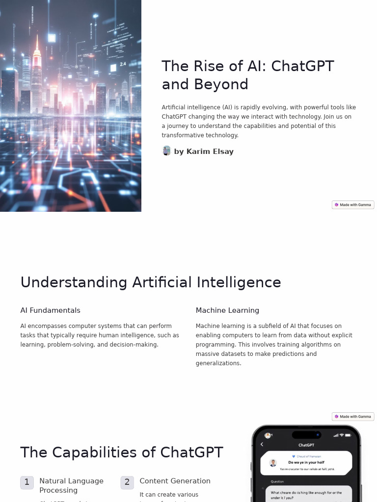 The Rise of AI ChatGPT and Beyond | PDF | Artificial Intelligence ...