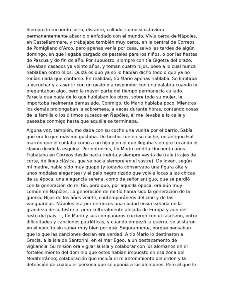 Mario, Short Text in Spanish, Simple Spanish, Educational | PDF ...