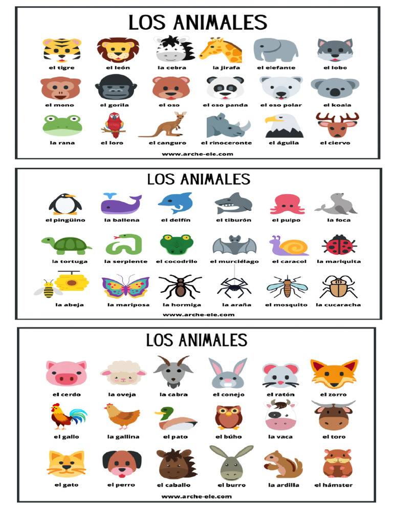 Animales | PDF