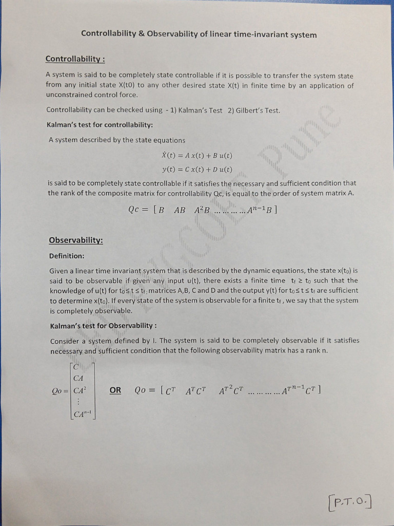 Controllability and Observability 22-Sep-2025 12-20-15 | PDF