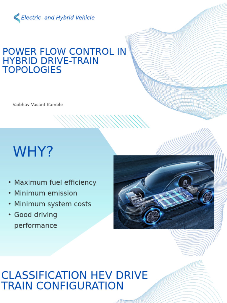 Power Flow Control in Hybrid Drive Trains | PDF | Hybrid Vehicle ...