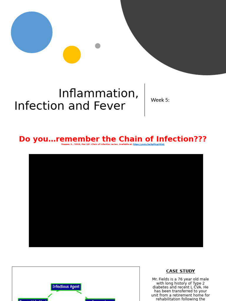 PNUR 124 Week 5.infect - Inflam.fever | PDF | Infection | Inflammation