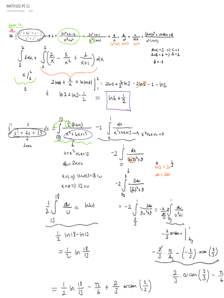Math102-Ps 11 | PDF