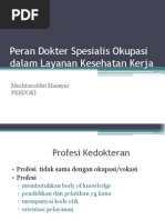 Download Peran Dokter Spesialis Okupasi Dalam Layanan Kesehatan Kerja by Devy Nugraha SN92332612 doc pdf