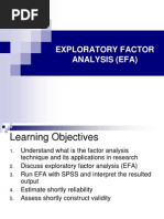 Exploratory Factor Analysis (Efa)