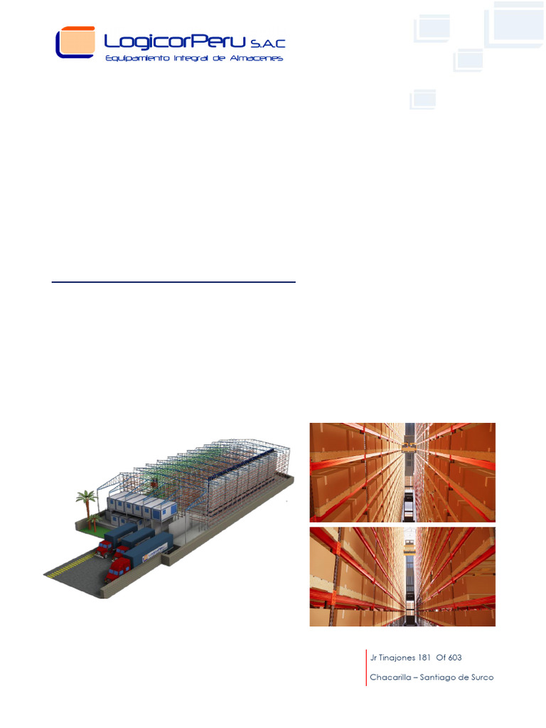Soluciones de Almacenaje LOGICORPERU SAC | PDF | Almacén | Máquina ...