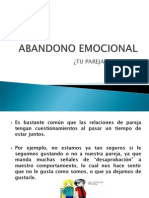 abandono EMOCIONALMUJER