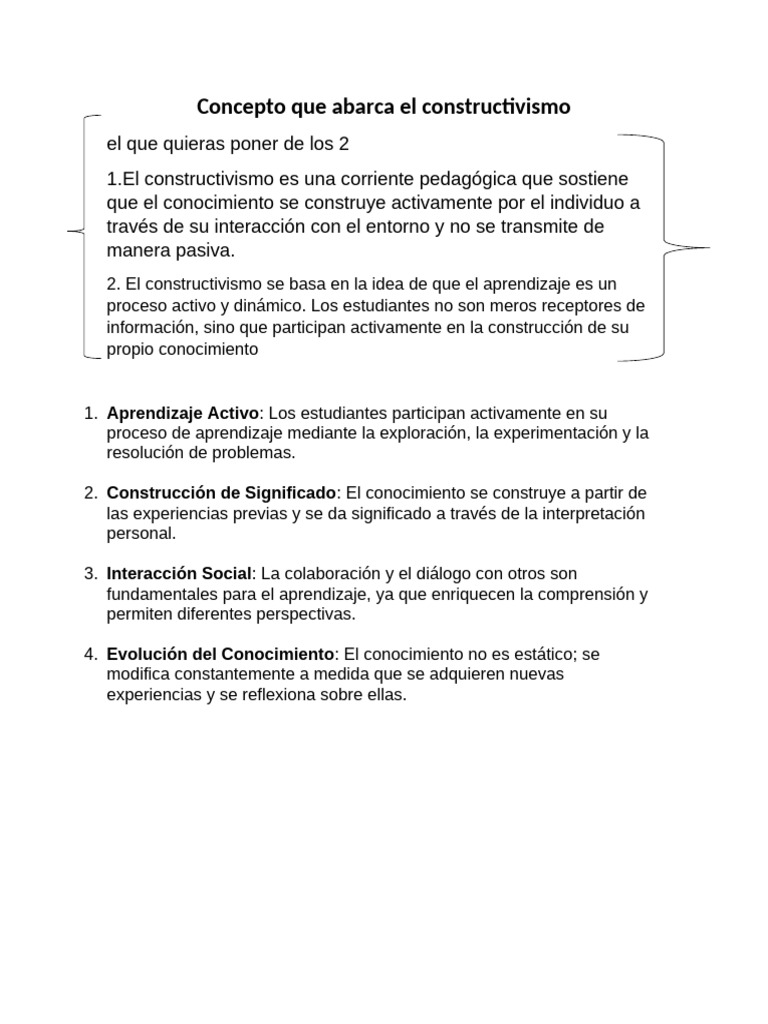 Constructivismo en Educación: Claves y Aplicaciones | PDF ...