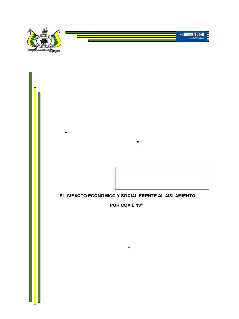 Covid 19 Impacto Economico Darwin Ponce | PDF | Virus | Caso de estudio