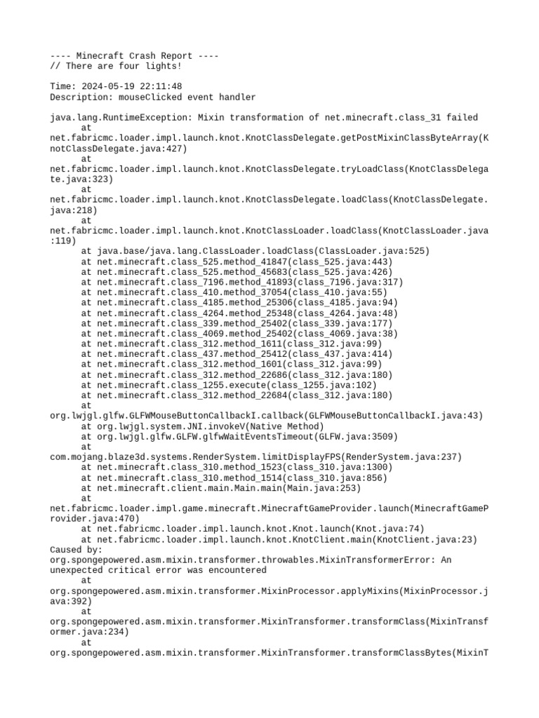 Mixin Error in Minecraft Cardinal Components | PDF | Computer ...