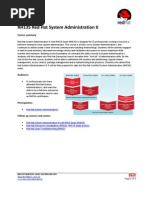 Red Hat - RH135 - Red Hat System Administration II - Brochure