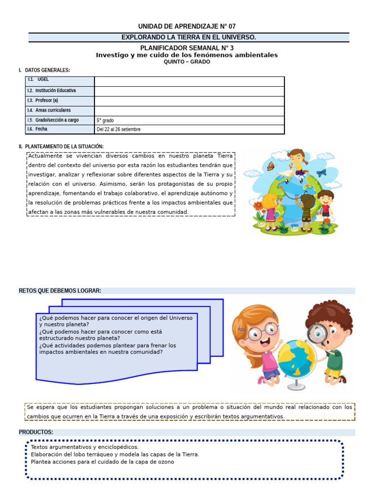 Exploración de la Tierra y el Universo | PDF | Cambio climático ...