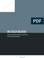 Human Rights Watch-In Cold Blood. Summary Executions in Syria [09.04.2012]