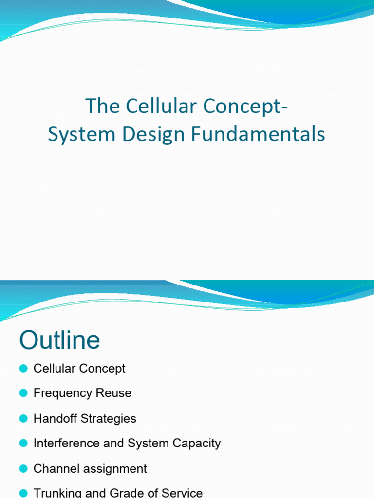 Cellular Concept 1 | PDF | Cellular Network | Electronic Engineering