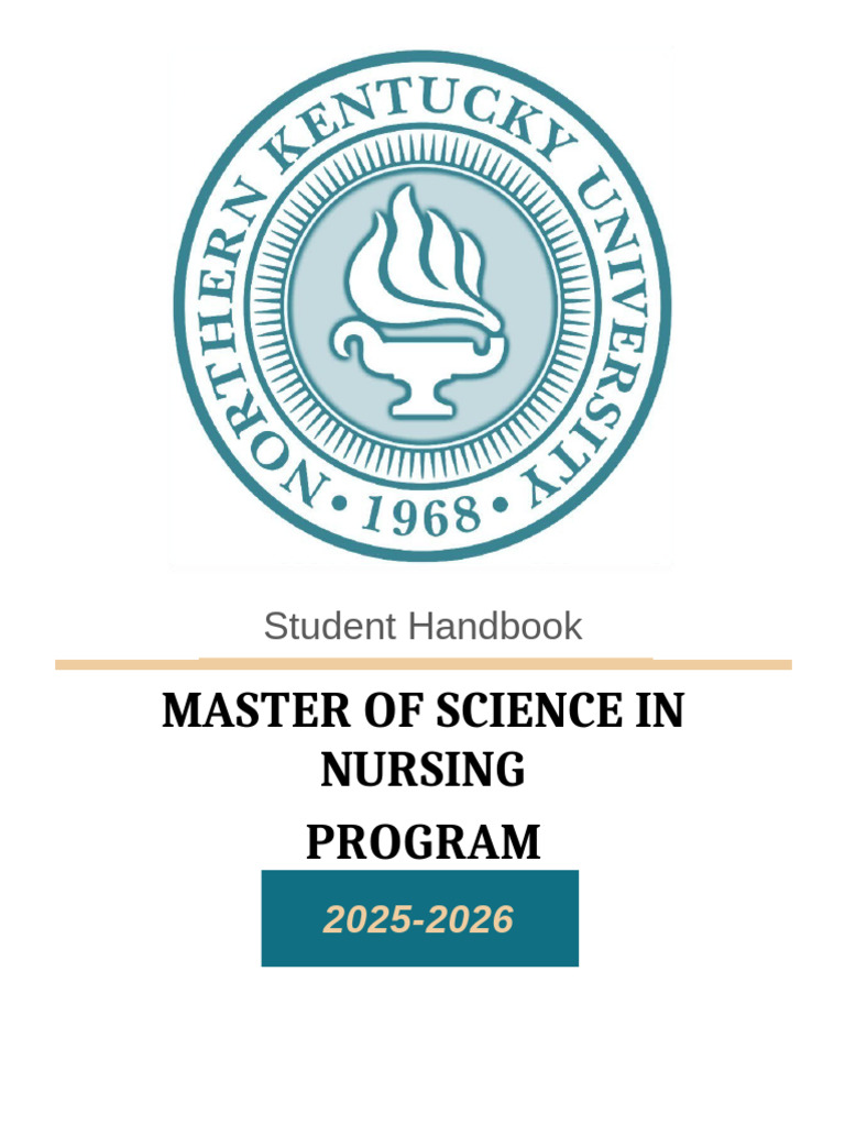 MSN Nursing Program Handbook 2025-2026 | PDF | Nurse Practitioner | Nursing