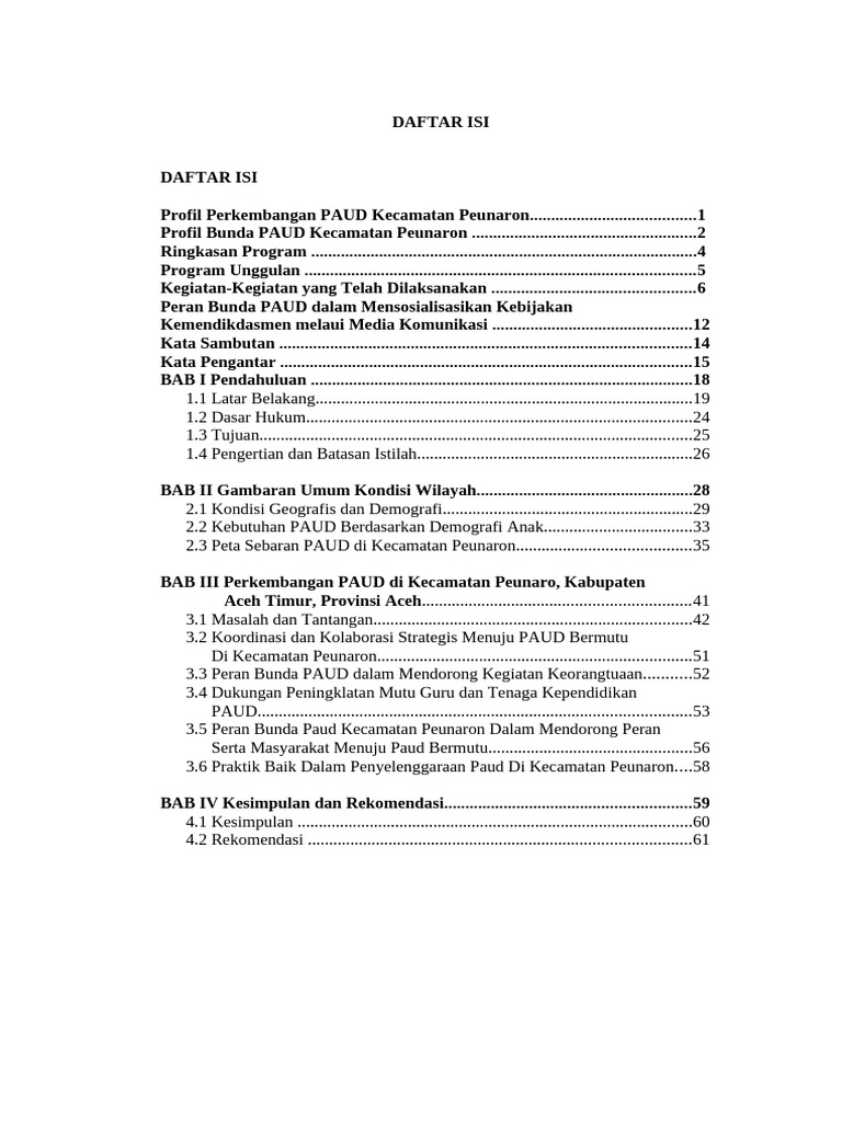 Daftar Isi | PDF