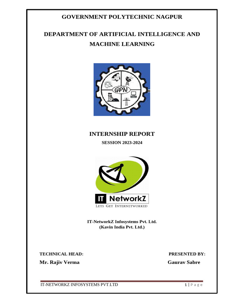 Internship Report on NLP and Python | PDF | Class (Computer Programming ...