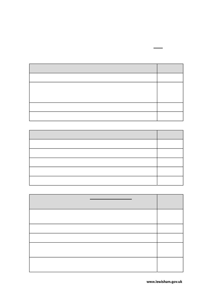 Housing Application Documentation Checklist | PDF | Leasehold Estate ...