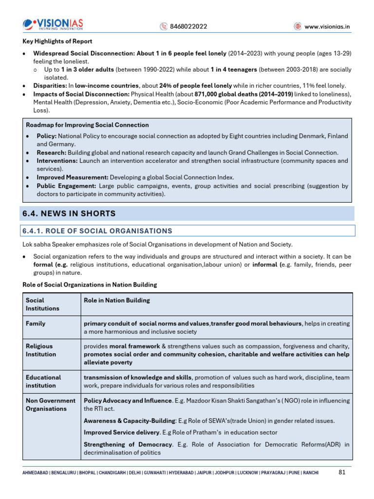 VisionIAS Monthly Current Affairs English July 2025 - Compressed 84 ...
