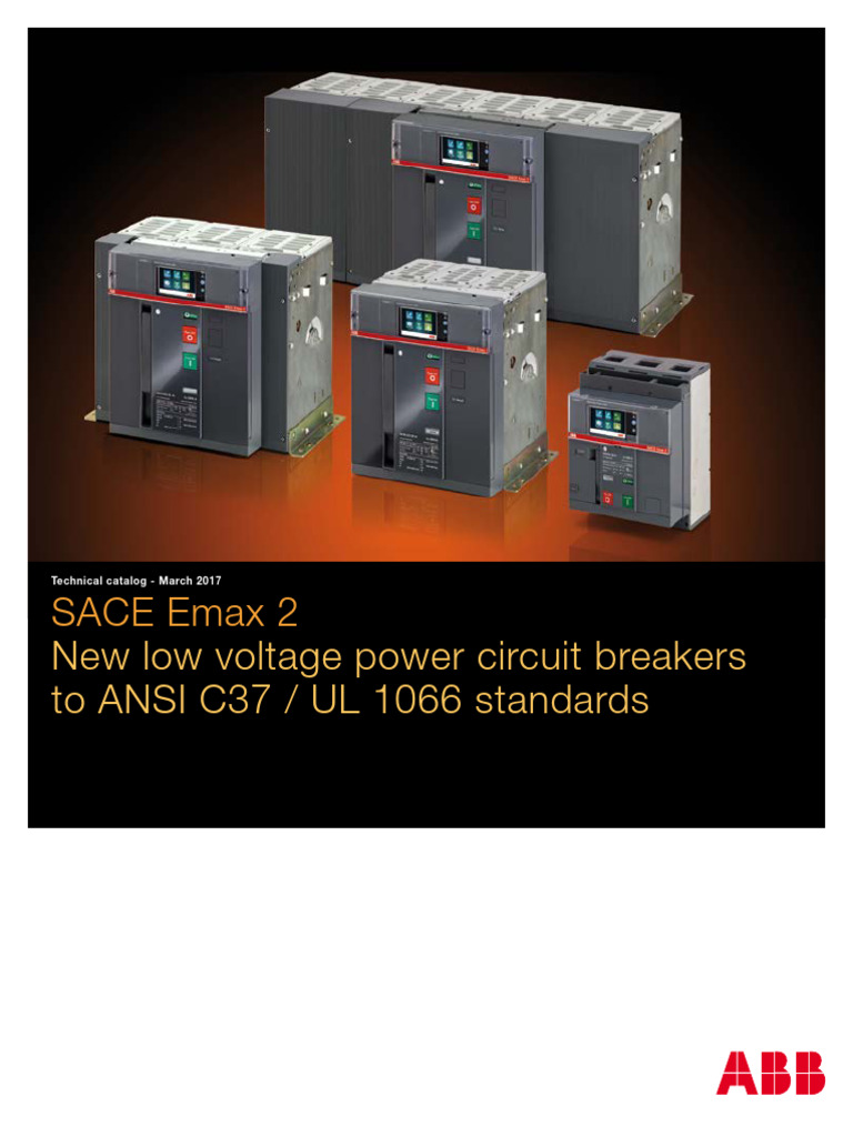 Acb Sace E1 - E6 Abb | PDF | Life Cycle Assessment | Power Supply