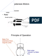 Hysteresis Motors: - Stator