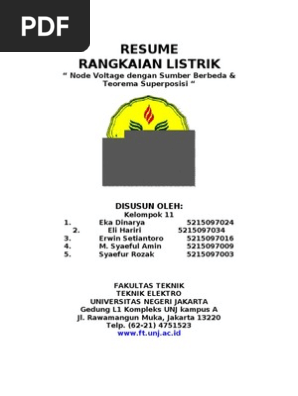 Contoh Dengan 2 Node Teorema Superposisi