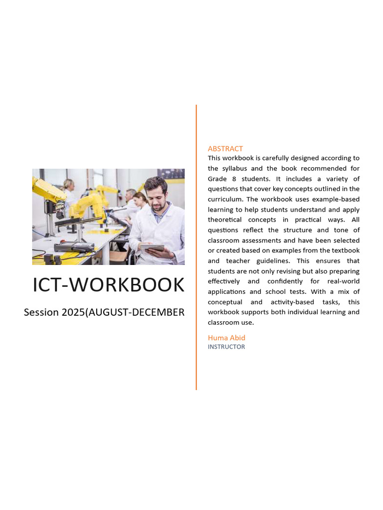 Grade 8 ICT Workbook 2025 Guide | PDF | Computer Network | Computer Virus