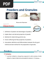 USP Powder Flow Characterization | PDF | Density | Volume