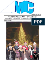 Communication Bulletin: Myanmar Christian Communication Services