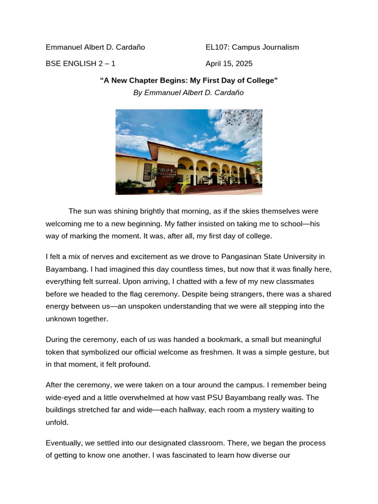 Feature Writing Final | PDF